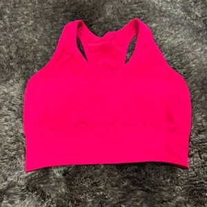 Pink sports bra medium